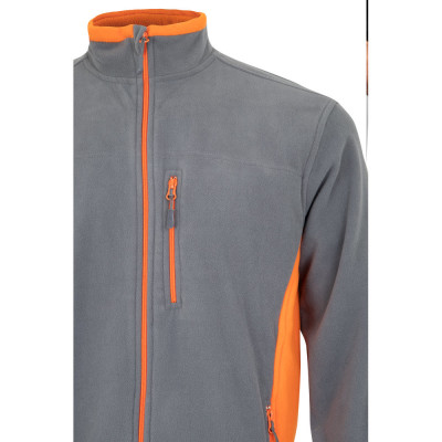VL GERAS. Two-tone fleece jacket (220g/m²) in polyester (100)